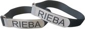 Rieba® Broekklemmen - Broekklem voor op de Fiets - Verhoogd de Veiligheid - Set van 2 Bandjes - Met Klittenband - Nylon - 38cm lang - Zwart