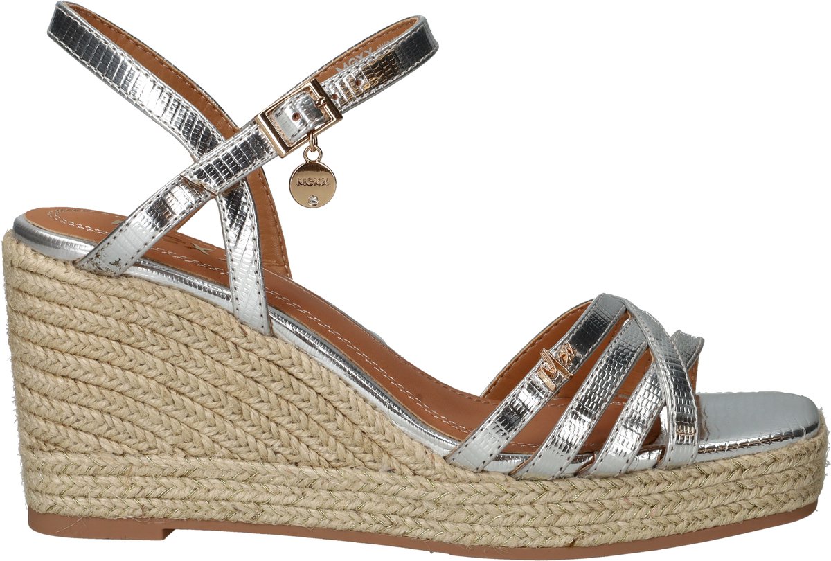 Mexx Heeled Sandal Noemi Pakina Dames Zilver