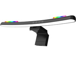 Thingy Curved Monitor Lamp RGB - 40 cm - Monitor Lamp - Dimbaar - Touch Bediening - Game Lamp - Bureaulamp - Thuiswerken - Monitor Light Bar - RGB Monitor Lamp - Beeldscherm Lamp