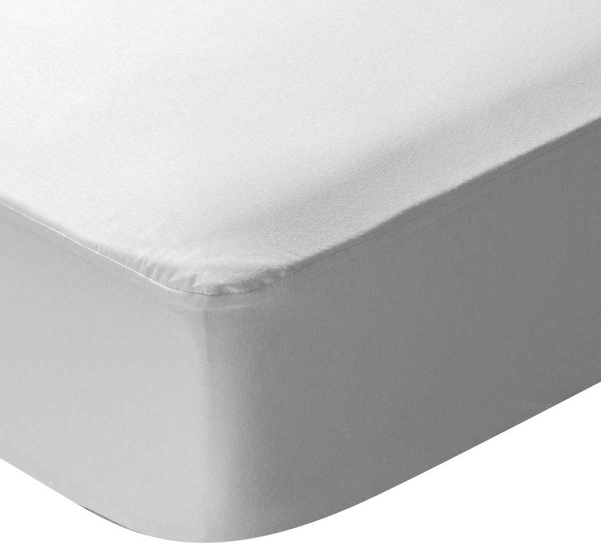 Jersey Matrasbeschermer 100% Katoen - Waterdicht en Ademend - Wit - Lit Bébé 70 x 140 cm