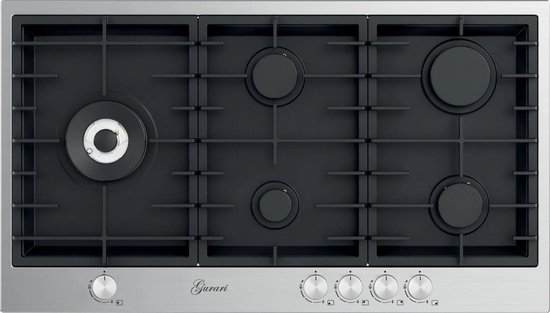 Orbegozo Fo 1700 - Cuisinière à gaz, couleur noire, acier inoxydable, pour butane ou propane, brûleur 4,3 kW