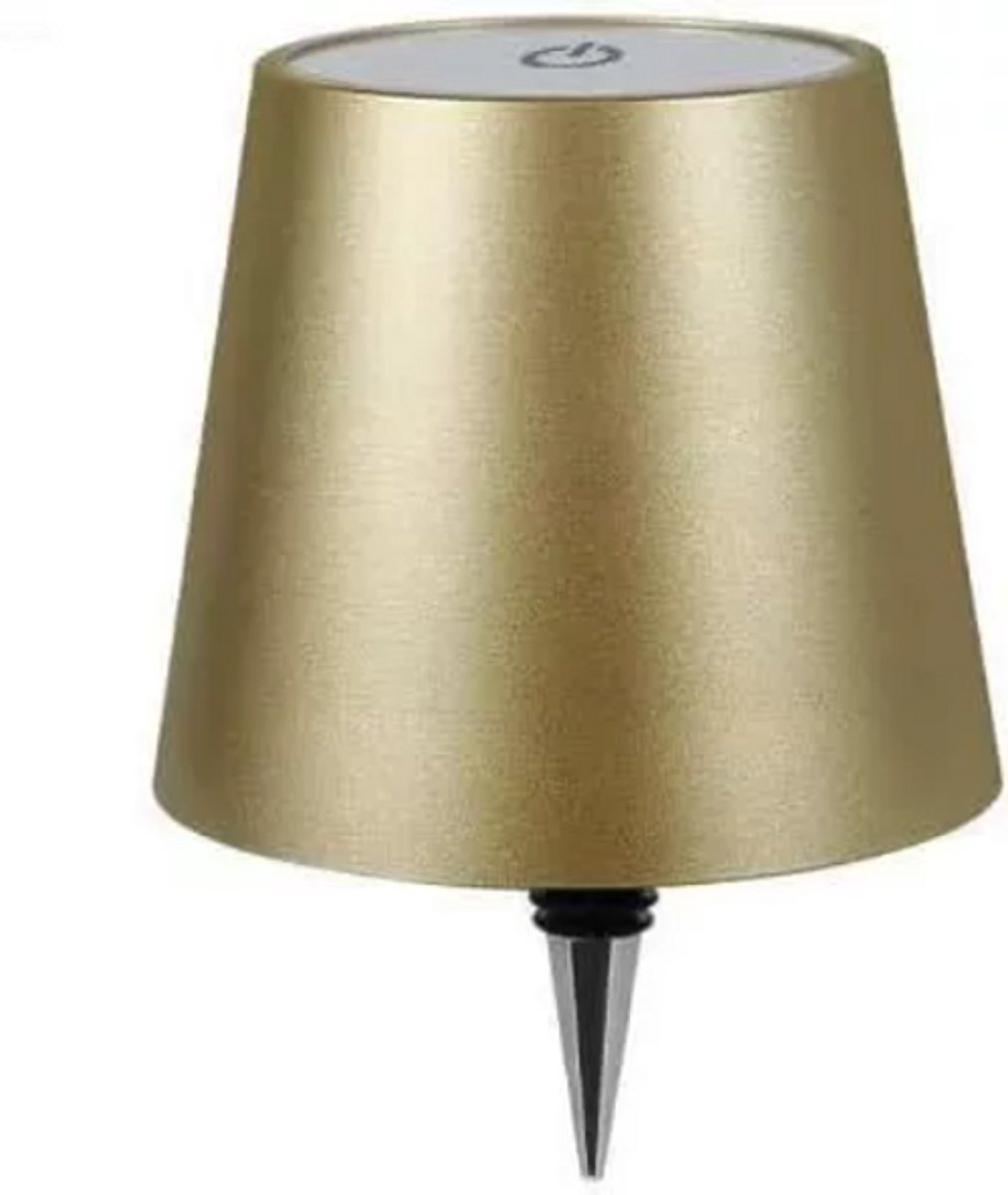 Flessenlamp/Tafellamp/Oplaadbare/Dimbaar/Waterdicht - Goud