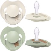 Rose clair et vert clair