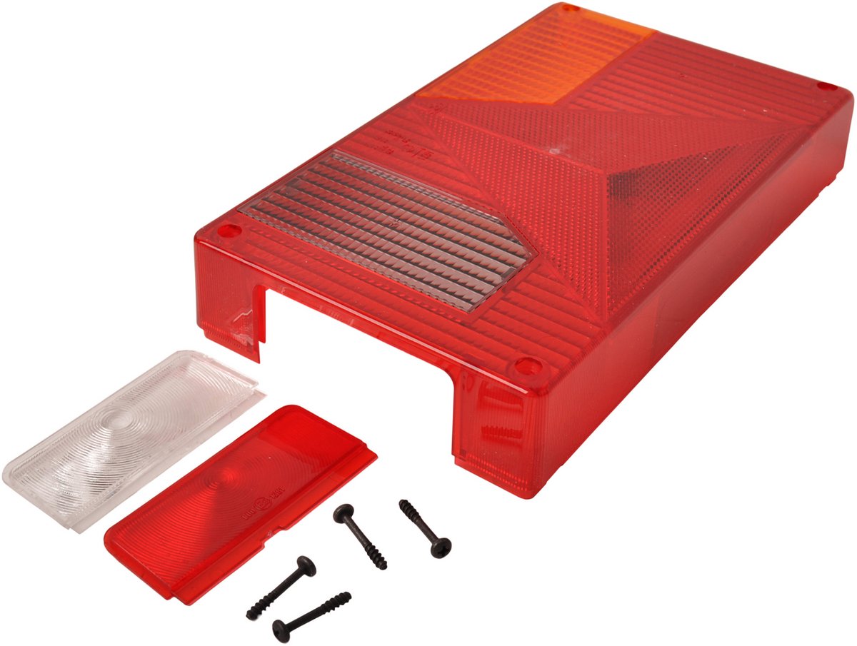 Los glas voor de Jokon Technokon 1 rechts - inclusief driehoek reflector en achteruitrijlamp glas