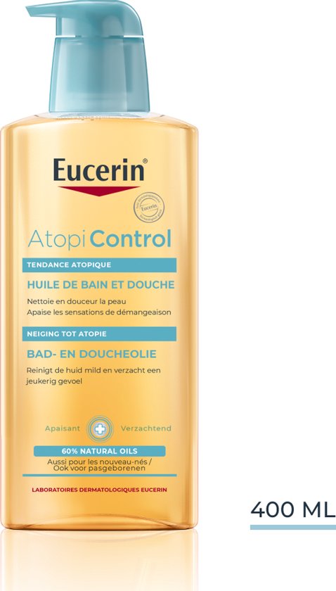 Eucerin AtopiControl Bad- en Doucheolie - Shower Oil - Droge Huid - Geschikt voor Eczeem - 400 ml