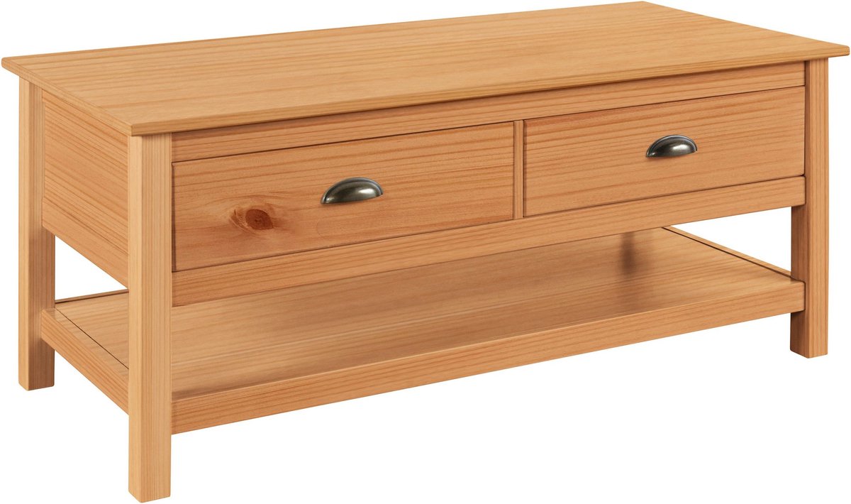 Harry-Salontafel - 2-laden - Wit Lak