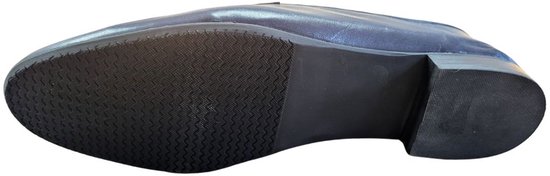 Stravers - Mocassins plats pointure 43 en Cuir Blauw grande taille Chaussures à enfiler femme
