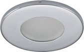 IP44 LED inbouwspot - Moa -Rond Chrome -Koel Wit -Dimbaar 4.9W -Philips