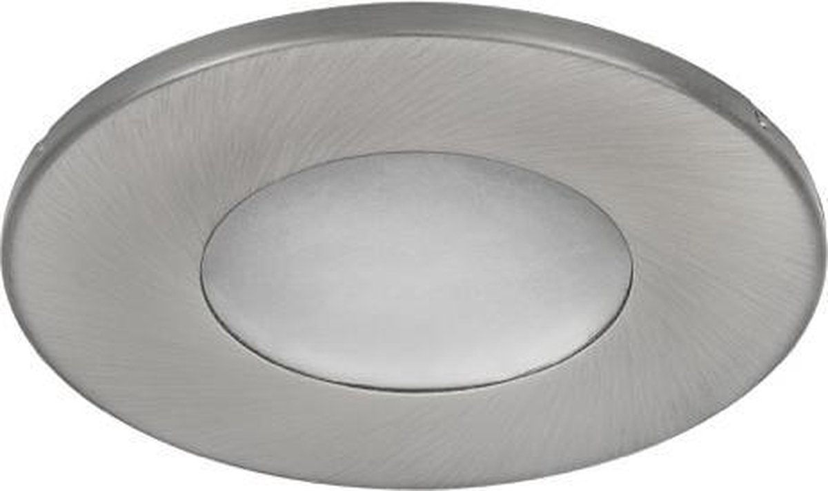 IP44 LED inbouwspot - Penny -Rond RVS Look -Extra Warm Wit -Dimbaar 4W -Philips