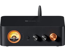 Fosi Audio MC351 2.1 Kanaals Versterker met DAC - Vintage VU Meter - Ontvanger met Bluetooth en USB/OPT/COAX