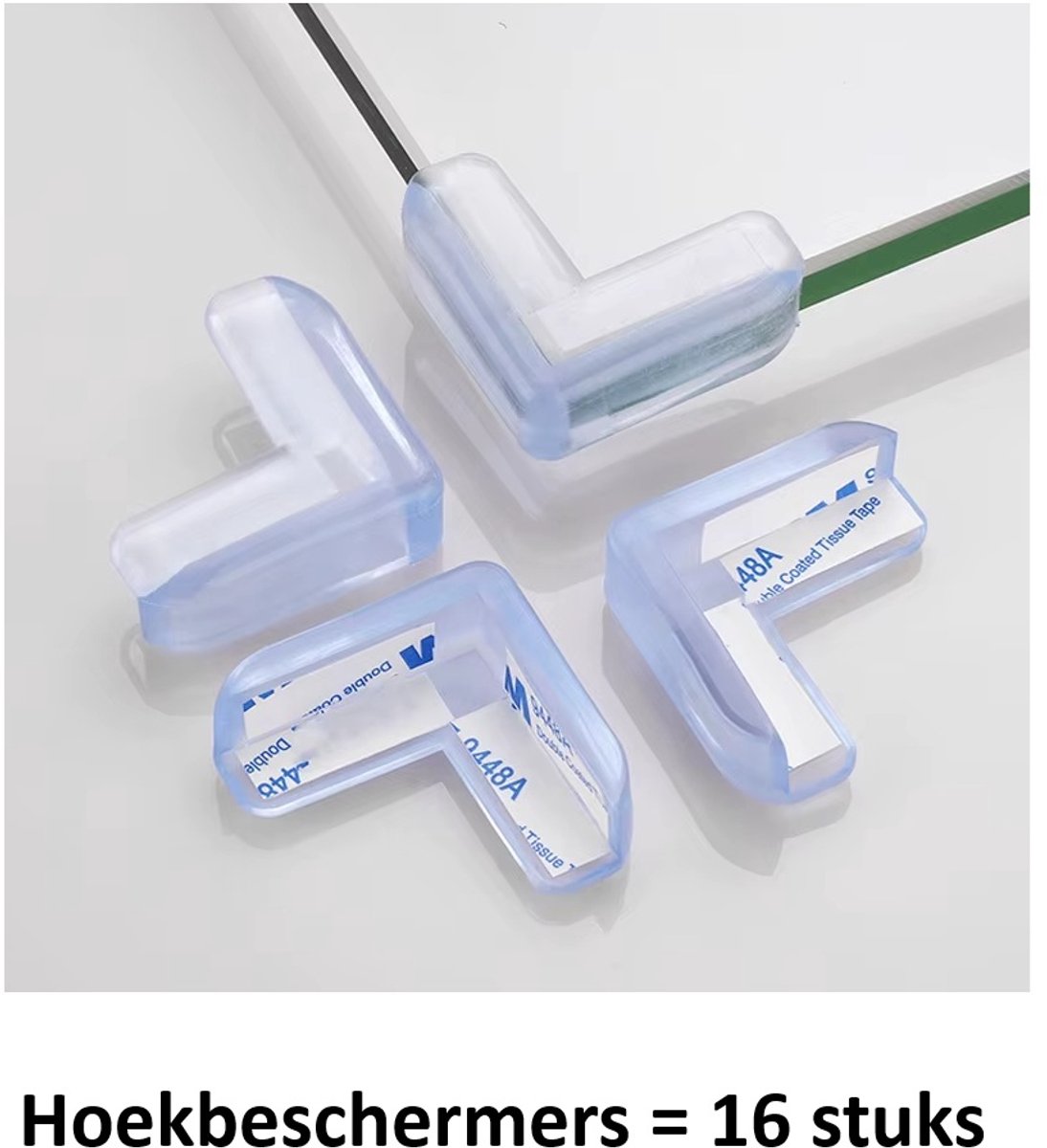 Image of 16 stuks Hoekbeschermers baby – Hoek- Tafelhoek beschermers - Hoekbeschermer tafel - Transparant- Underdog Tech