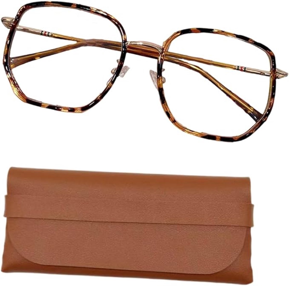 Blauw Licht Bril Zonder Sterkte - Blue Light Glasses - Computerbril -Bruin