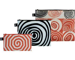 LOQI Zip Pockets - Spirals gerecycled