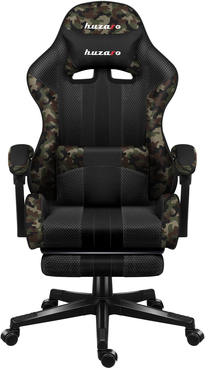 Huzaro Force 4.7 Camo Mesh Gamingstoel - Huzaro - €135,99