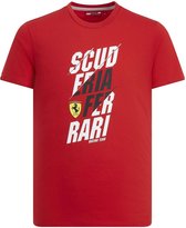 Scuderia Ferrari Angled Scuderia Graphic Tee