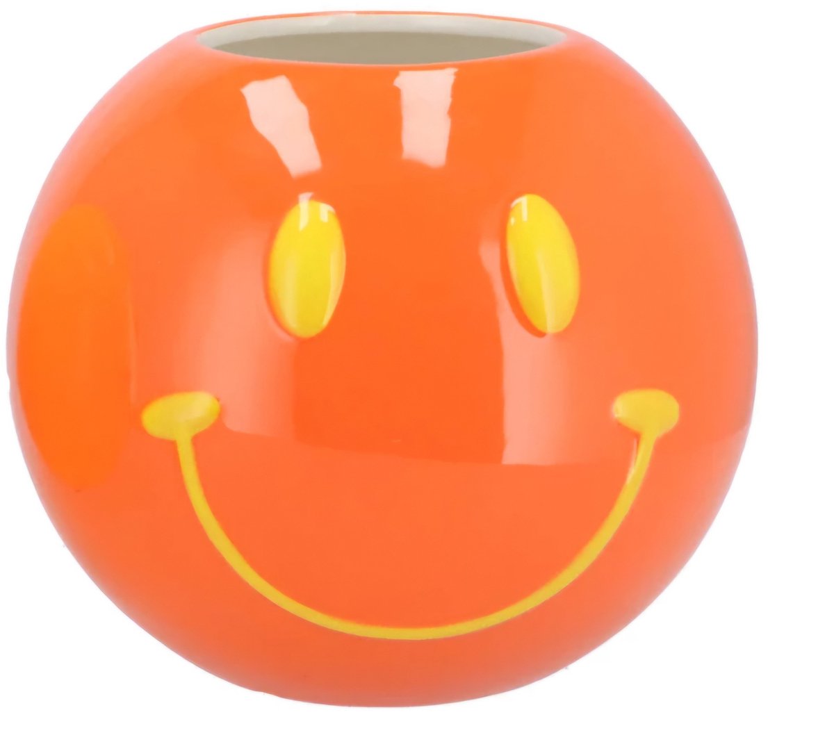 Daan-Kromhout Smiley dutch orange vaas 15x15x12cm Oranje