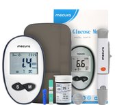 Mecura Glucosemeter Startpakket Incl 50 Lancetten & Glucose Strips - Bloedsuikermeter & Bloedglucosemeter - Diabetis & Diabetes meter - MG/DL - Incl Opbergdoosje