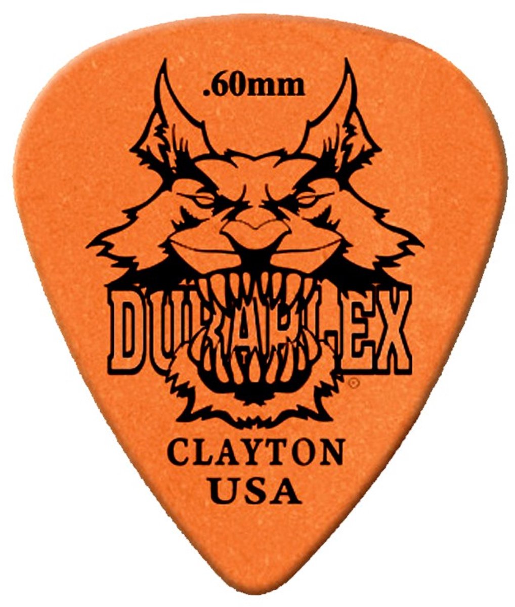 Clayton - Duraplex - Plectrum - 0.60 mm - 72-pack