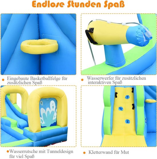 Commerciële Pvc Opblaasbare Bounce Huis Wit Springkasteel Indoor Outdoor Amuseme