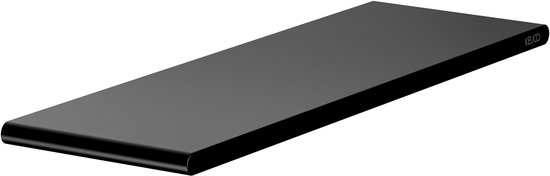 KEUCO Étagère de Douche à coller ou à percer, fabriquée en Allemagne, support de douche noir mat, 32,8 cm de large, kit de colle inclus, panier de douche, montage mural, ROSE