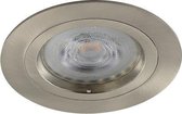 Warmglow inbouwspot Enzo -Rond RVS Look -Philips Warm Glow -Dimbaar -3.7W -Philips LED