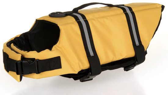 Zwemvest voor honden Geel - Maat XS - Gewicht hond 2-4KG - reddingsvest - zwemondersteuning voor honden