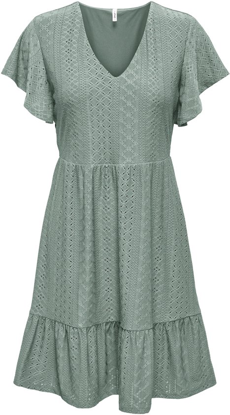 ONLY - ONLSANDRA S/S V-NECK DRESS JRS NOOS - Dames - Maxi jurken