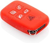 Autosleutel Hoesje geschikt voor Land Rover - SleutelCover - Silicone Autosleutel Cover - Sleutelhoesje Rood