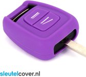 Opel SleutelCover - Paars / Silicone sleutelhoesje / beschermhoesje autosleutel