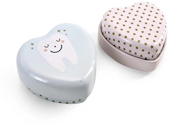 Tandendoosje / Doosje voor melktandjes / Melk tandjes bewaren / Cadeau / Tandenfee / Blauw — afbeelding 3