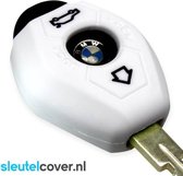 BMW SleutelCover - Wit / Silicone sleutelhoesje / beschermhoesje autosleutel