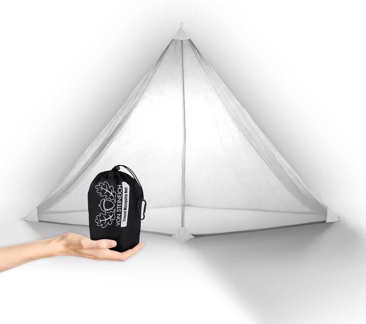 Reisklamboe 220 cm x 170 cm - Lichtgewicht Muggennet voor Kamperen en Wandelen