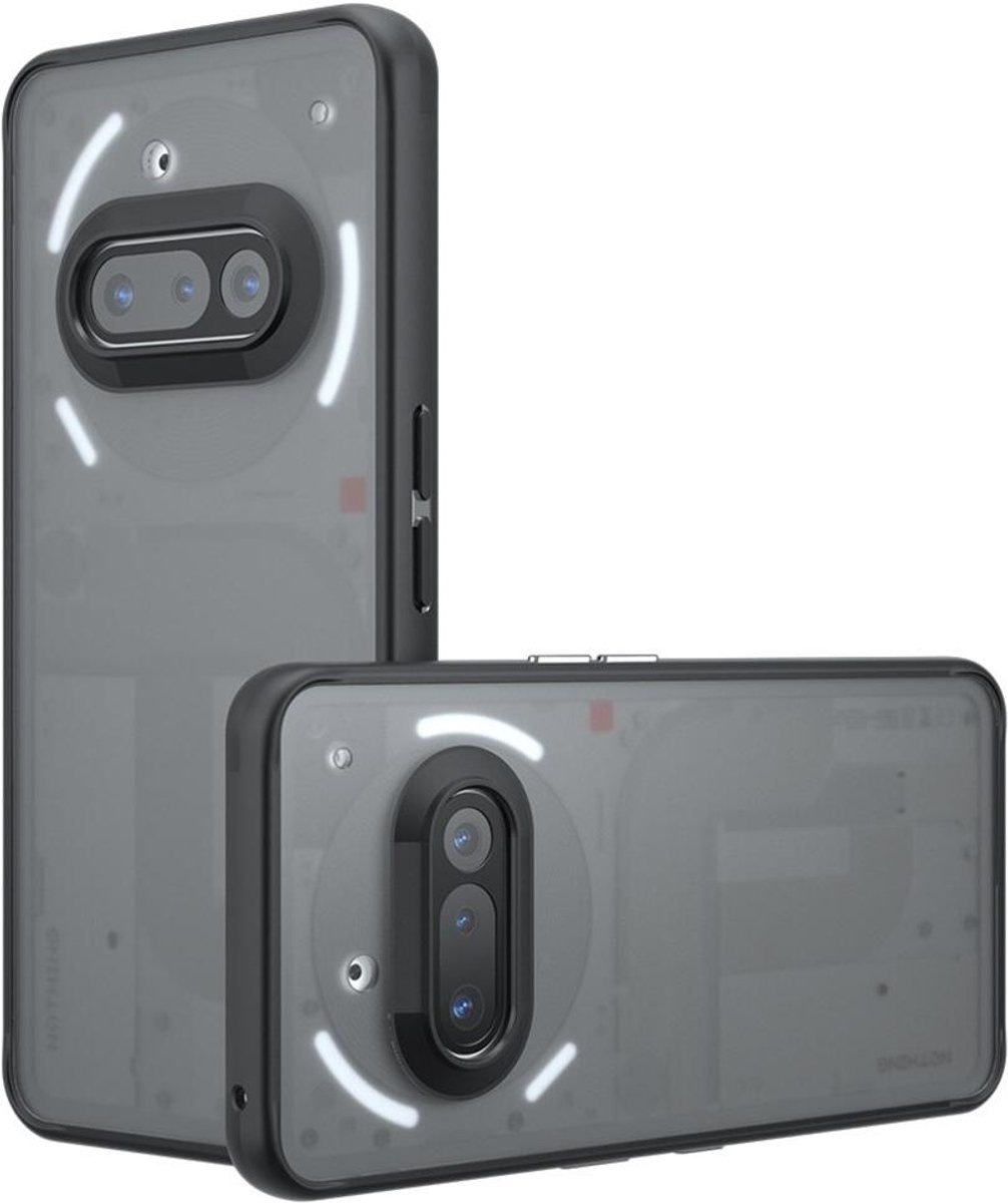Hoesje Geschikt voor Nothing Phone (3a) - Matte Back Cover Zwart