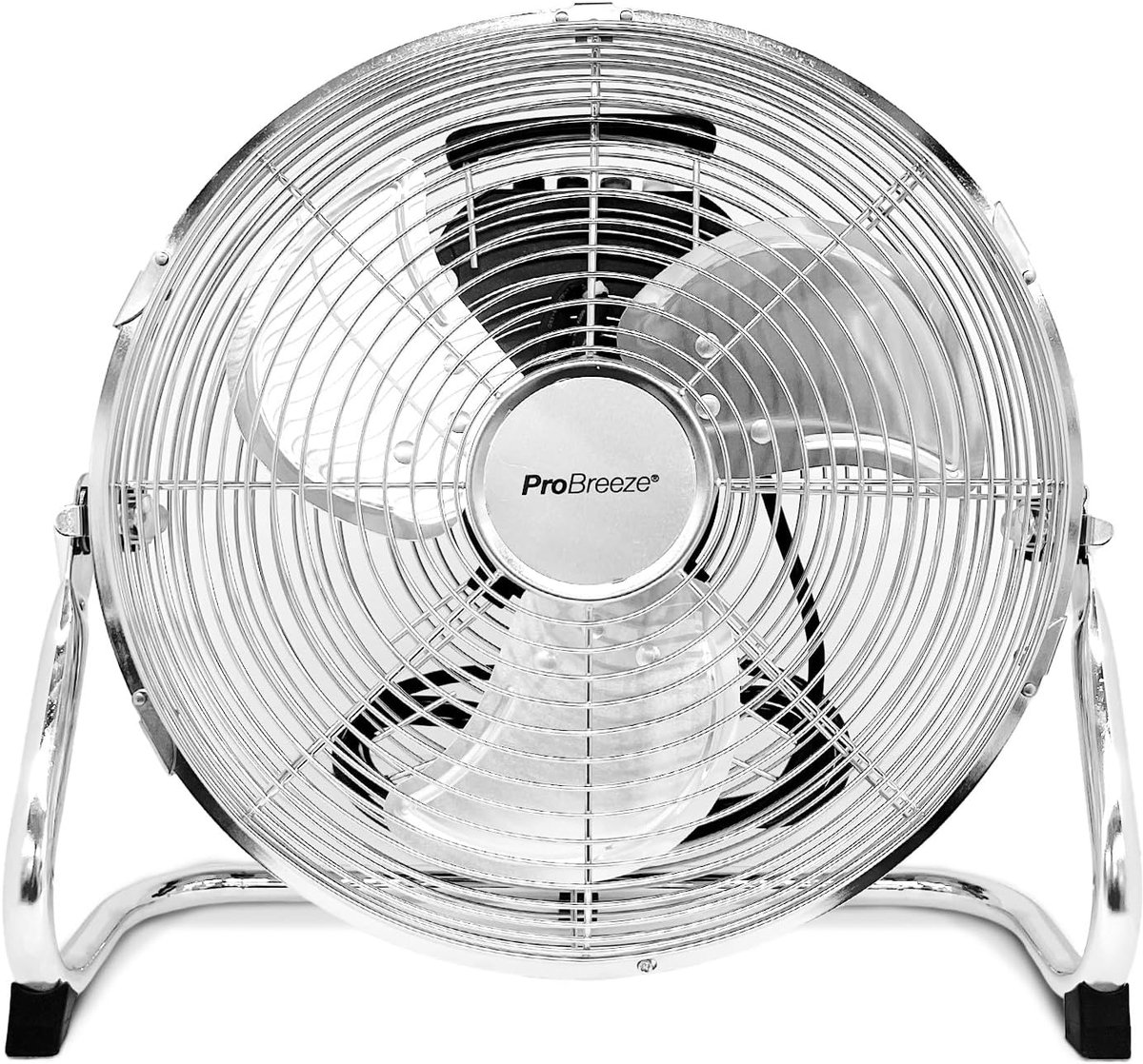 Zware Metalen Vloerventilator 30cm - 3 Snelheden & 110° Verstelbare Oscillatie - Perfect voor Thuis, Kantoor & Sportschool