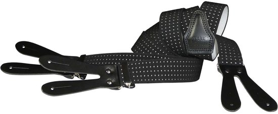 Pierre Mouton - Bretelles - Adultes - Loire Forte - Zwart - 140 cm - 35 mm - XL - XXL