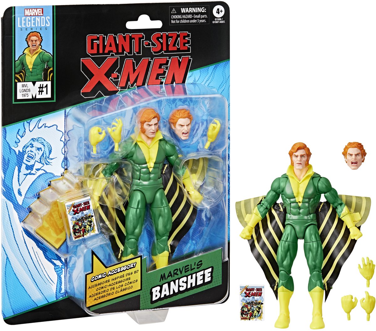 Hasbro Marvel legends series marvel's banshee - actiefiguur