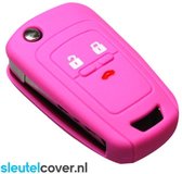 Chevrolet SleutelCover - Roze / Silicone sleutelhoesje / beschermhoesje autosleutel