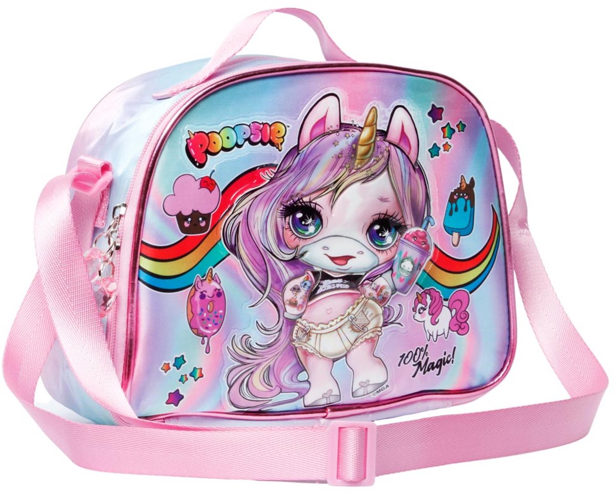 Karactermania - Poopsie - Slime - Surprise - Thermische Lunchtas - Lunchbox - Broodtrommel - Roze