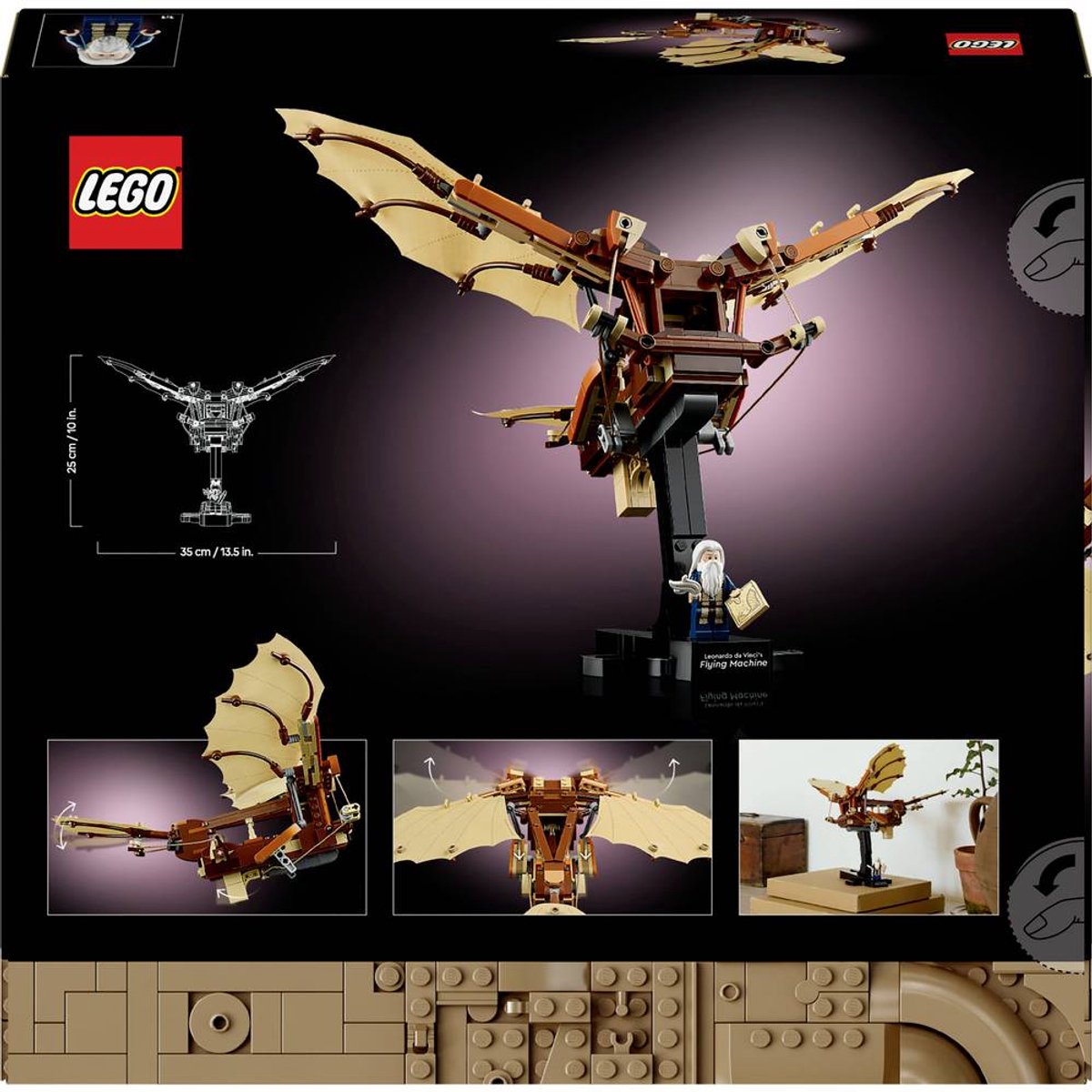 LEGO Icons De vliegmachine van Leonardo da Vinci - 10363 — afbeelding 23