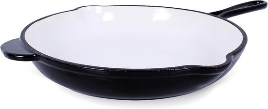 STAUB Koekenpan met twee handgrepen, geschikt voor inductie, gietijzer, kersenrood, 26 cm, 33,6 x 26 x 5,5 cm, 1 stuk