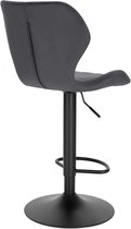 Bol.com Denz Home - Set van 2 Barkrukken – Verstelbaar in hoogte (60–82 cm) – 360° draaibaar – Met rugleuning & voetensteun – Ve... aanbieding