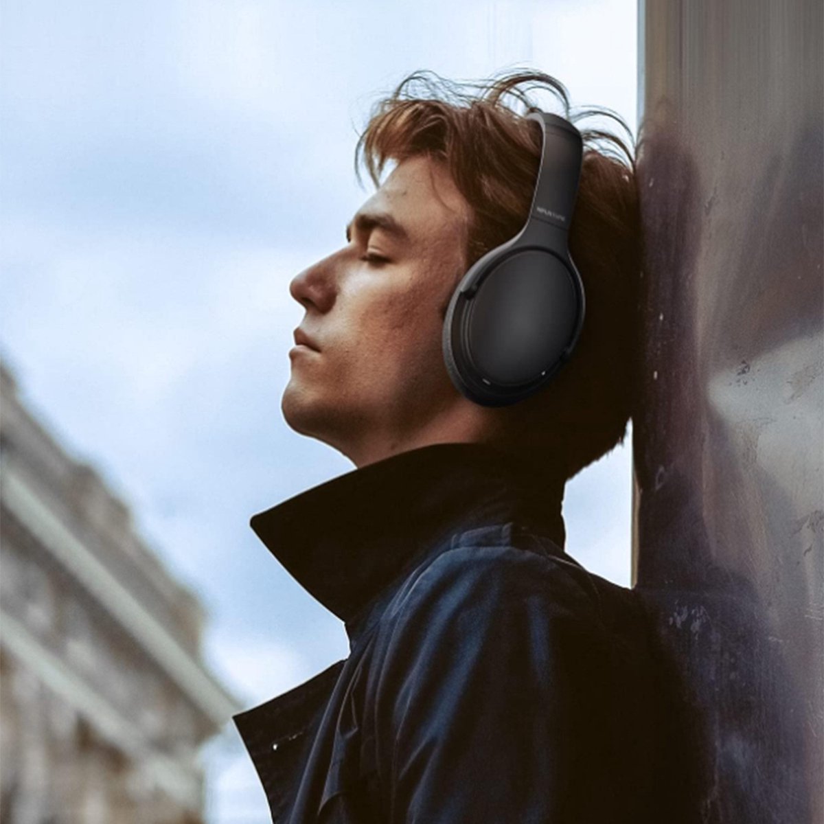 KINSI Premium Bluetooth-headset - Draadloos met Ruisonderdrukking, HD-bellen voor Crystal Clear Communicatie, Ultra-lange Batterijduur thumbnail 5