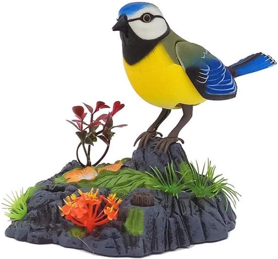 Simulatie elektronisch vogelspeelgoed voor kinderen Elektrisch zingend vogelspeelgoed Leuk interactief vogelspeelgoed met bewegings- en geluidsbesturing kopen vanaf een prijs van 21