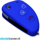 Alfa Romeo SleutelCover - Blauw / Silicone sleutelhoesje / beschermhoesje autosleutel