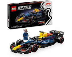 LEGO Speed Champions Oracle Red Bull Racing RB20 F1 racewagen Auto Bouwpakket voor Volwassenen met Verzamelbare Minifiguur van Formule 1 Coureur, Cadeau voor Motorsport en Racing Fans 77243