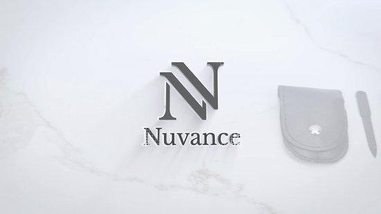 Nuvance Nagelknipper - 4 in 1 - Incl. Nagelvijl - Nageltang - Teennagelknipper - Kalknagel - Zwart