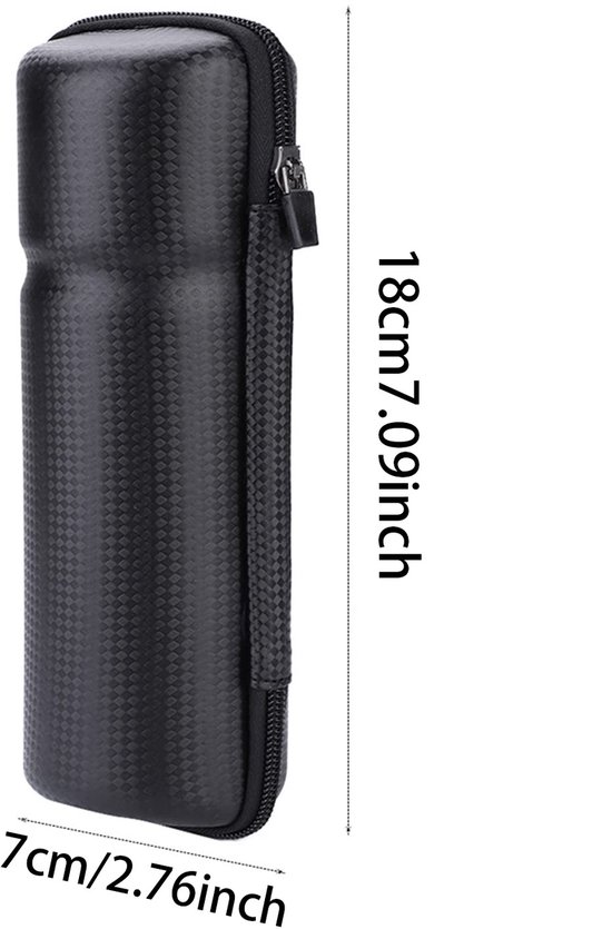 2-stuks draag bare fietsrep aratieset - Bidon houder voor fietsen - Waterdichte rits - Compacte gereed schapsor ganizer - Fiets organizer - Harde reistas voor water flessen - Klein - Zwart — afbeelding 2