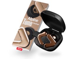 Alpine Tune Festivaloordoppen - Muziekoordoppen met Geluidsdemping - Hifi Geluidskwaliteit - 19dB Gehoorbescherming met Helder Geluid - 4 Maten Oordopjes - Voor Festivals, Feesten, Raves & Clubs - Rosé Goud