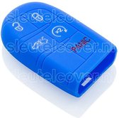 Jeep SleutelCover - Blauw / Silicone sleutelhoesje / beschermhoesje autosleutel