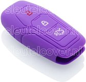Housse de clé Ford - Violet / Housse de clé en silicone / Housse de protection pour clé de voiture